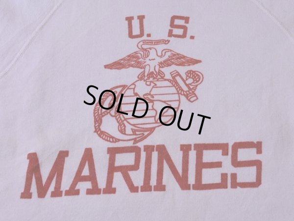 画像6: 1960s U.S.MARINES 染み込みプリントスウェット　 実寸SM 