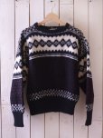 画像1: WILLIAM SCHMIDT Co OSLO ノルディックウールセーター　<br>MADE IN NORWAY　<br>実寸SM<br> (1)