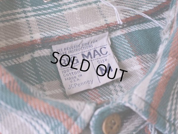 画像3: 1970s BIG MAC ヘビーネルシャツ  雰囲気系  表記M