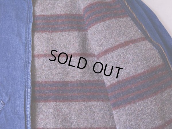 画像7: 〜1970s Wrangler ブランケット付きデニムワークジャケット　 表記44 