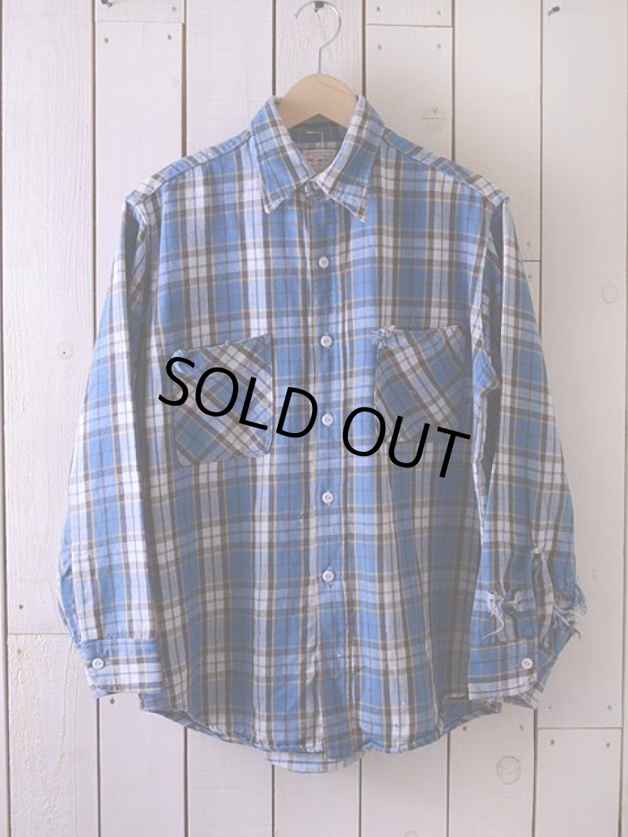 画像1: 〜1970s BIG MAC ヘビーネルシャツ　 雰囲気系　 表記M  (1)