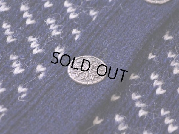 画像7: 1980s L.L.Bean バーズアイウールニットカーディガン  表記ladies L