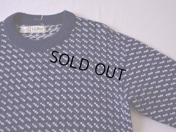 画像4: 1980s L.L.Bean バーズアイウールニットセーター  表記S