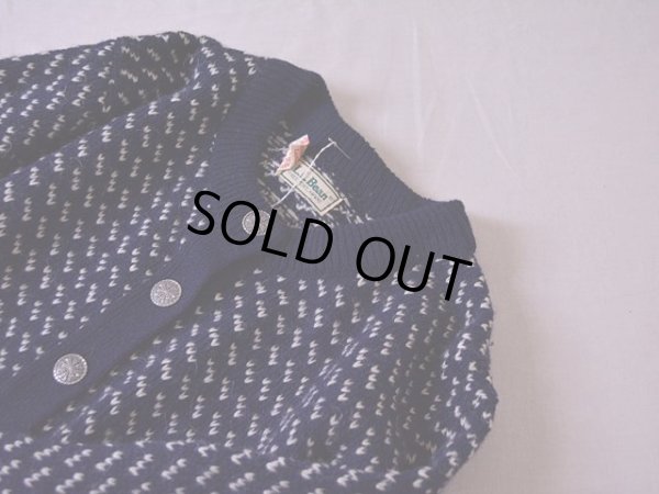 画像8: 1980s L.L.Bean バーズアイウールニットカーディガン  表記ladies L