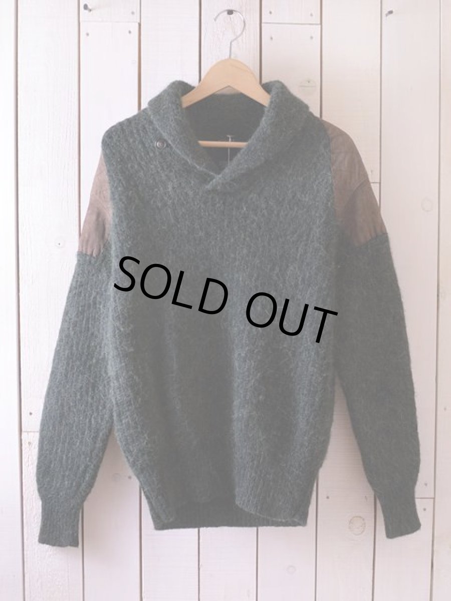 画像1: PoLo RalphLauren アルパカ混ショールカラーセーター　 表記L  (1)