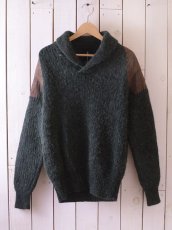 画像1: PoLo RalphLauren アルパカ混ショールカラーセーター　 表記L  (1)