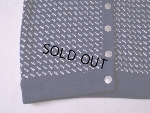 画像6: 1980s L.L.Bean バーズアイウールニットカーディガン  表記ladies L