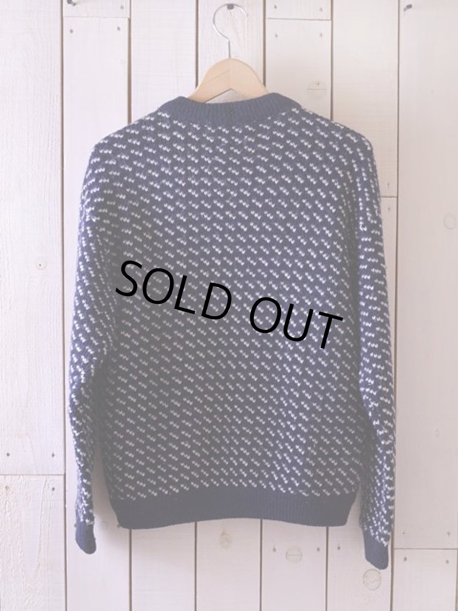 画像2: 1980s L.L.Bean バーズアイウールニットセーター　 表記S  (2)