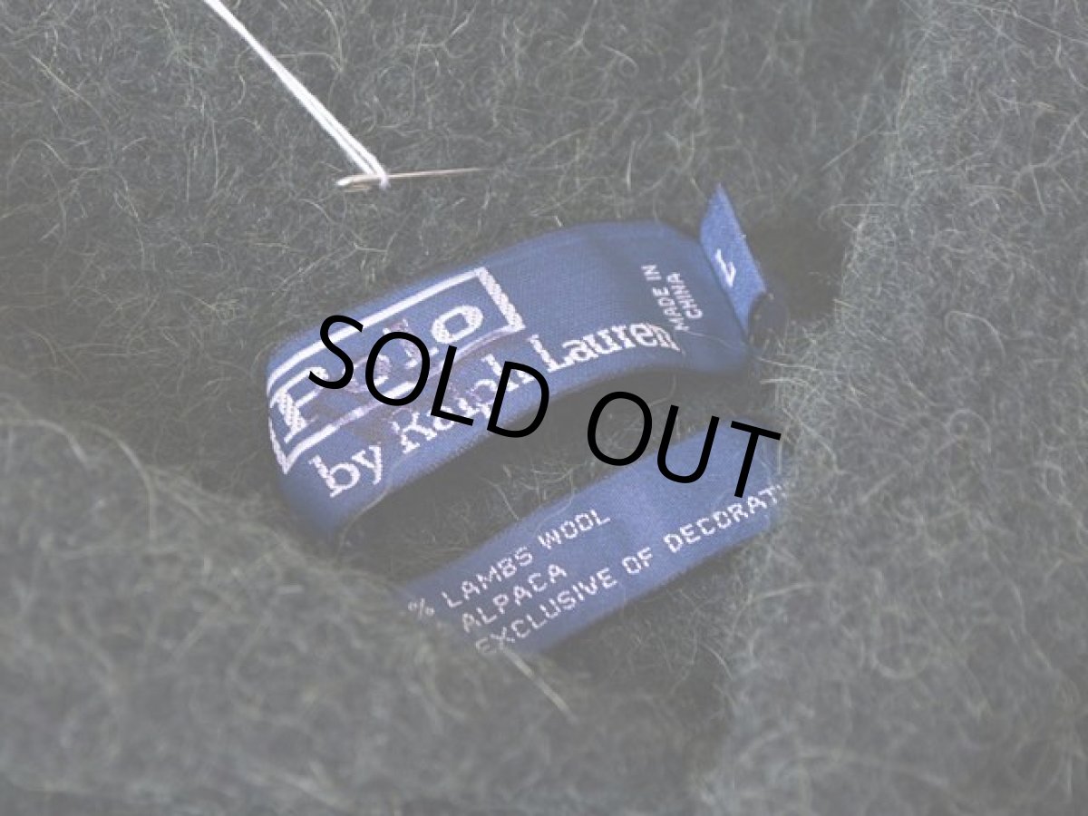 画像3: PoLo RalphLauren アルパカ混ショールカラーセーター　 表記L  (3)