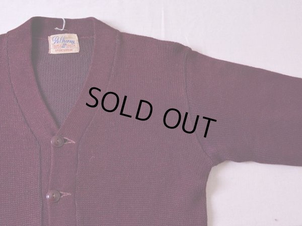 画像4: 1950s Pelham ウールニットカーディガン　 実寸SM 