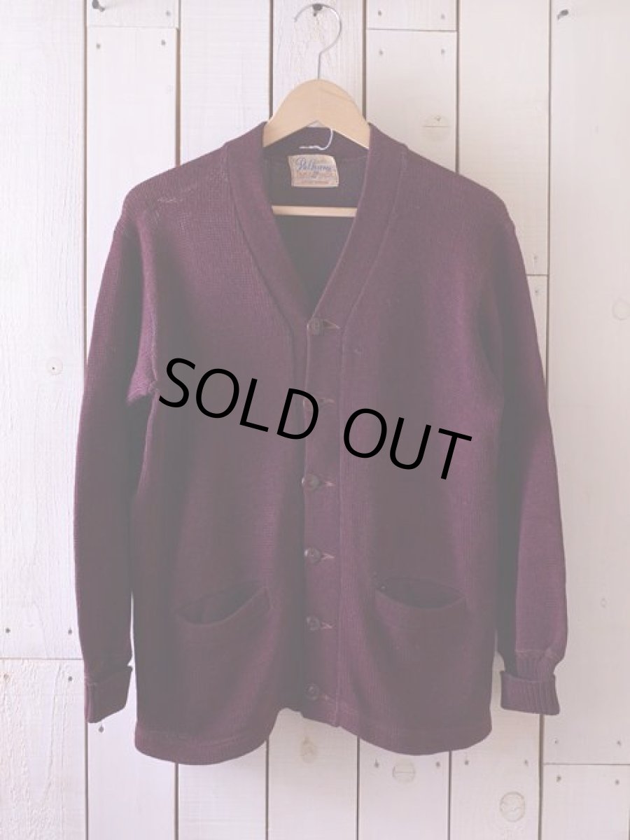 画像1: 1950s Pelham ウールニットカーディガン　 実寸SM  (1)