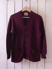 画像1: 1950s Pelham ウールニットカーディガン　 実寸SM  (1)