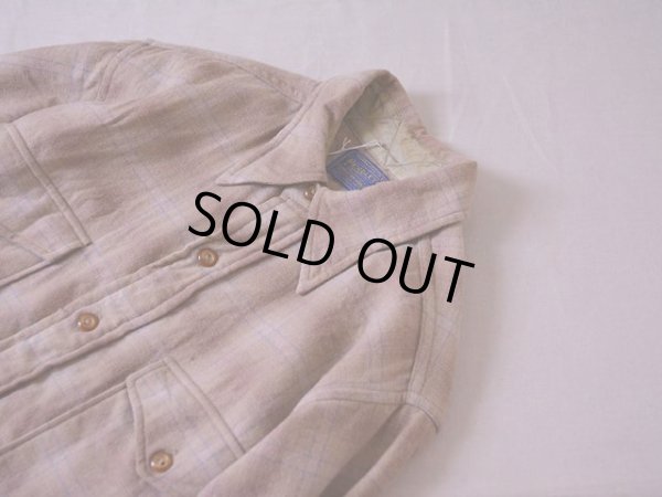 画像13: 1950s PENDLETON オンブレウールシャツ　 表記14 1/2 