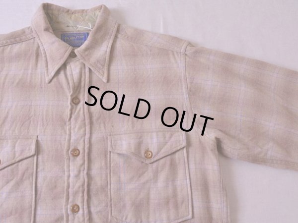画像5: 1950s PENDLETON オンブレウールシャツ　 表記14 1/2 