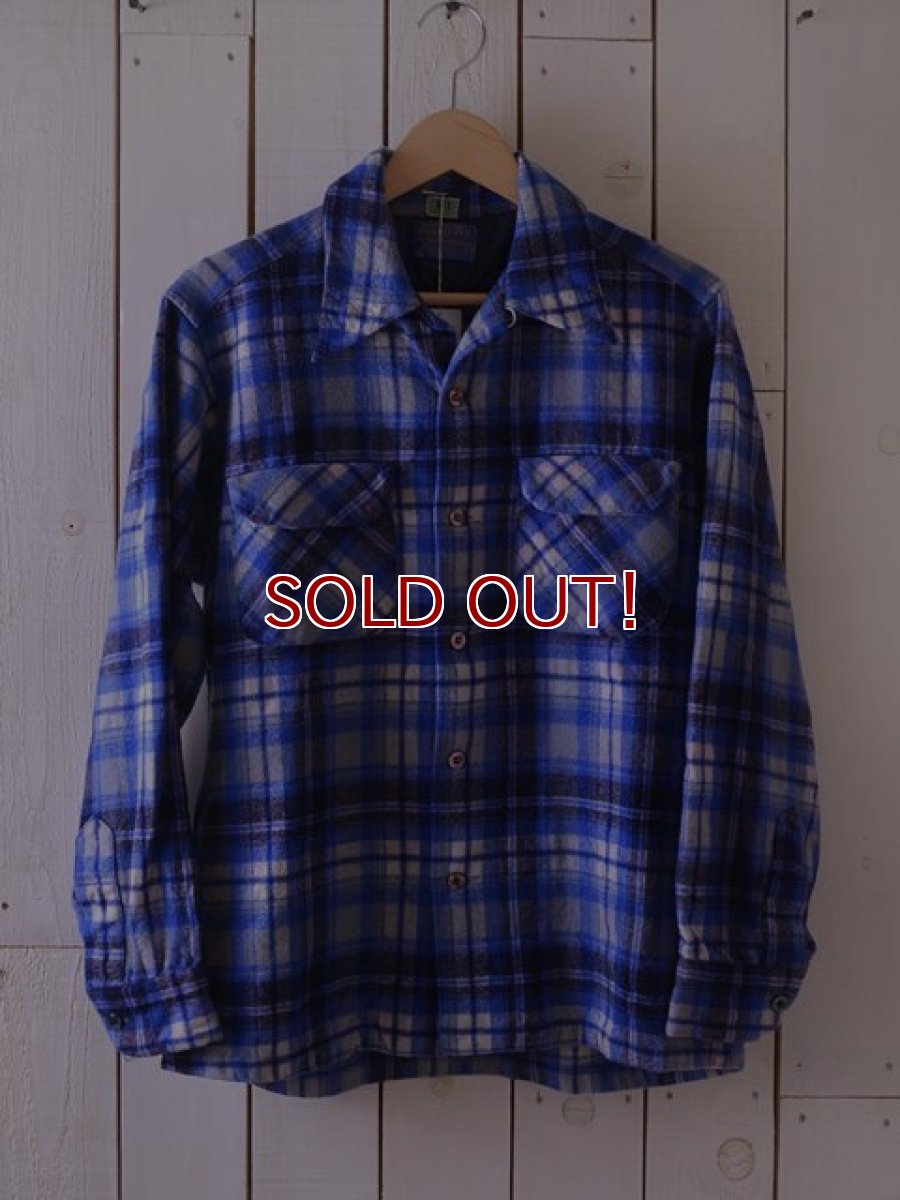 画像1: 1970s PENDLETON ウールシャツ　 表記M  (1)