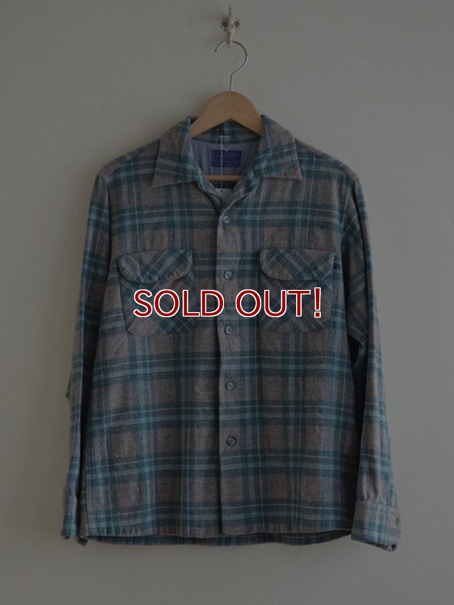 画像1: 1950s PENDLETON ウールシャツ　 表記M  (1)