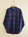 画像1: 1970s PENDLETON ネイティブボーダーウールシャツ　<br>表記L<br> (1)