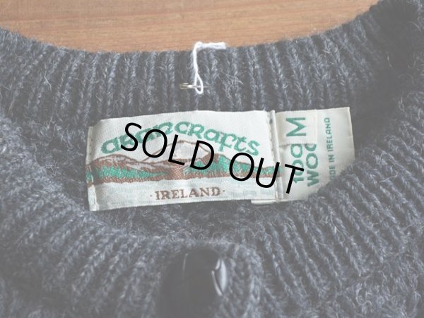 画像3: ARAN CRAFTS フィッシャーマンニットカーディガン　 MADE IN IRELAND　 表記ladies M 