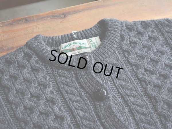 画像4: ARAN CRAFTS フィッシャーマンニットカーディガン　 MADE IN IRELAND　 表記ladies M 