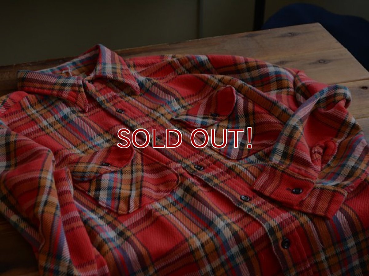画像8: 〜1970s 5Brother ヘビーネルシャツ　 表記16 1/2  (8)