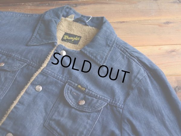 画像4: 1970s Wrangler デニムボアジャケット　 表記42 