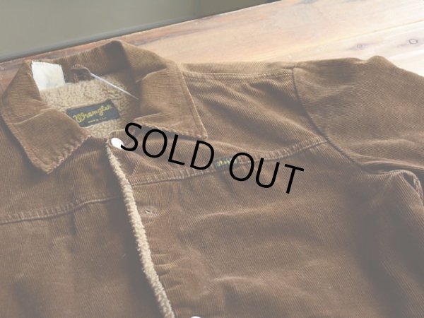 画像4: 1970s Wrangler コーデュロイボアランチジャケット　 実寸38 