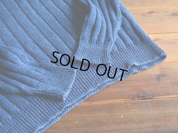 画像5: 1990s LANDS'END インディゴセーター  表記XL