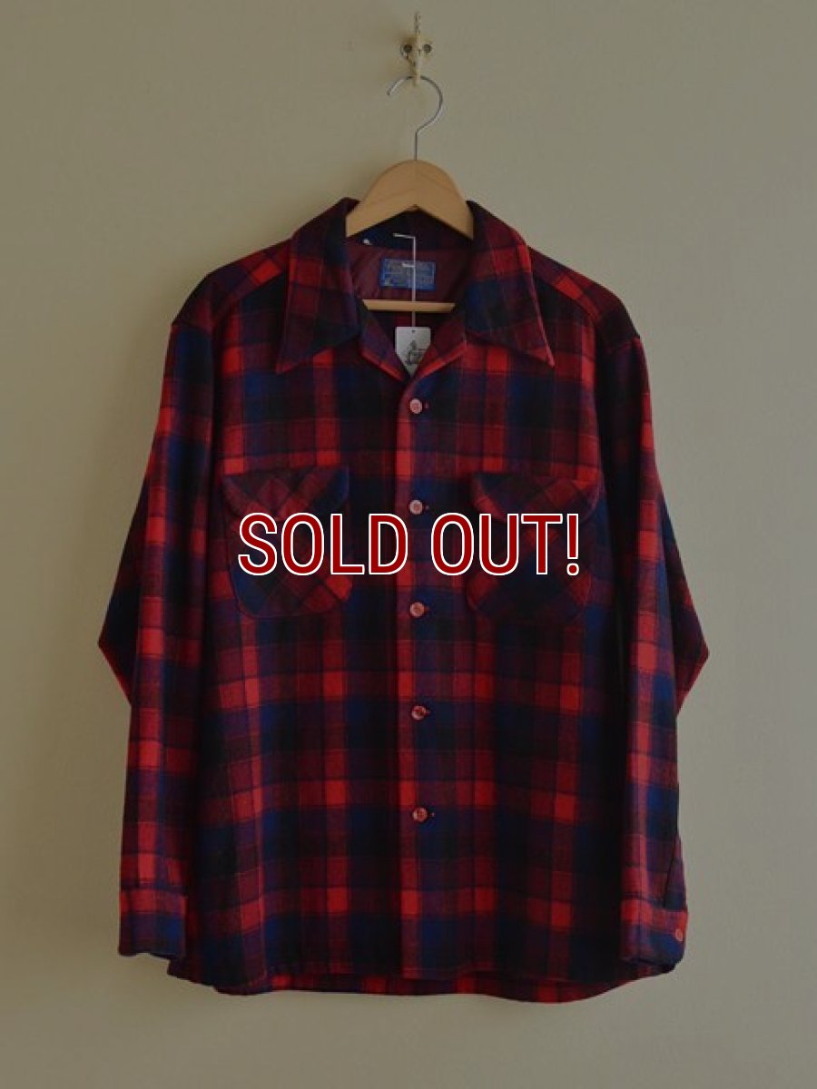 画像1: 1970s PENDLETON ウールシャツ　 表記L  (1)