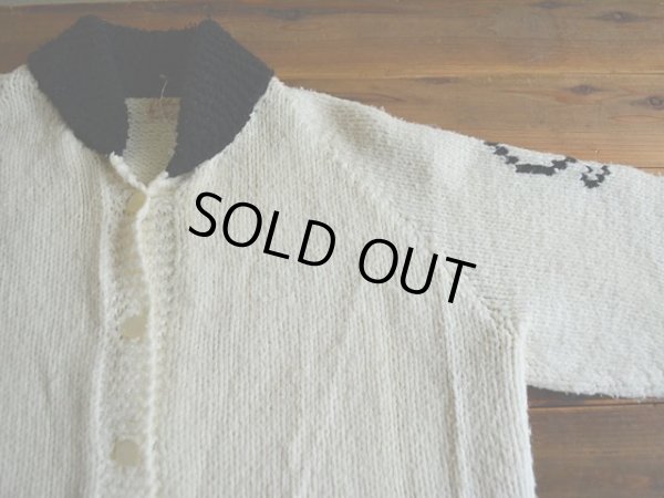 画像4: 1960s〜 ダンシングカウボーイ柄カウチンセーター　 実寸M 