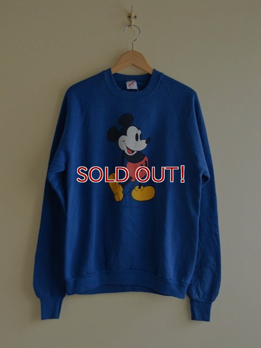 画像1: 1980s Mickey Mouse スウェット　 表記XL  (1)