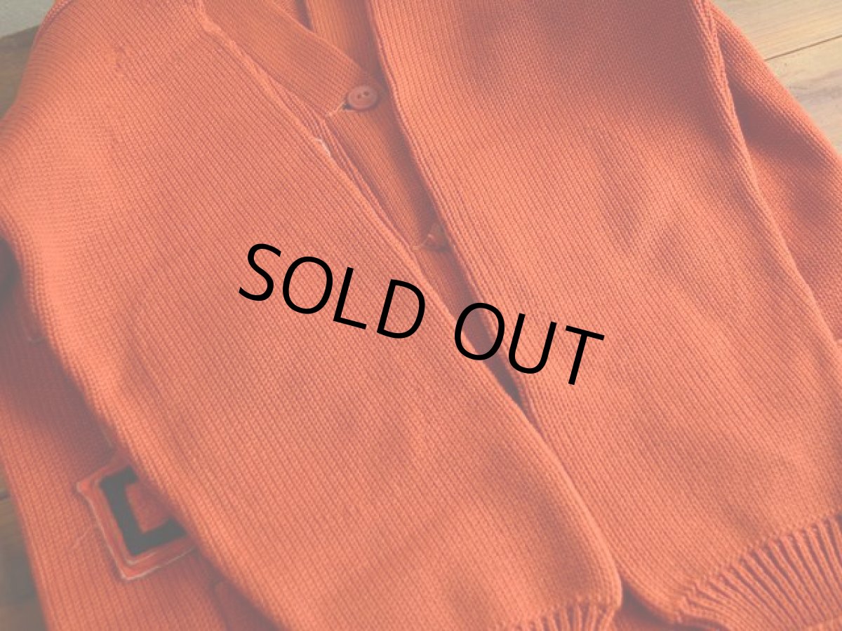 画像10: 1940s Allion Award Sweater レタードカーディガン　 実寸36  (10)