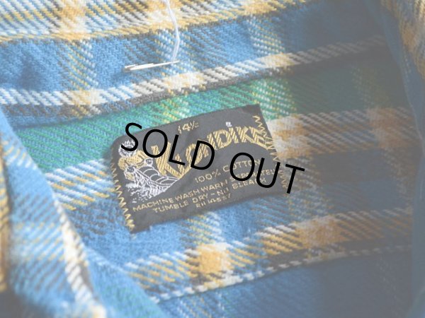 画像3: 1970s KLONDIKE ヘビーネルシャツ　 表記14 1/2 