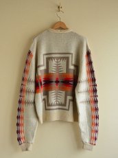 画像3: 1970s PENDLETON チーフジョセフ柄ウールセーター　 表記XL  (3)