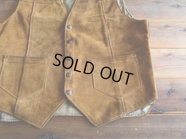 画像6: 1970s Schott RANCHER スウェードレザーベスト　 表記L 