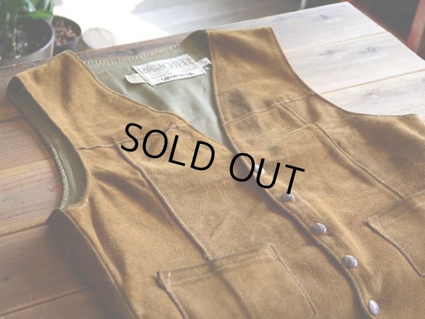 画像4: 1970s Schott RANCHER スウェードレザーベスト　 表記L 