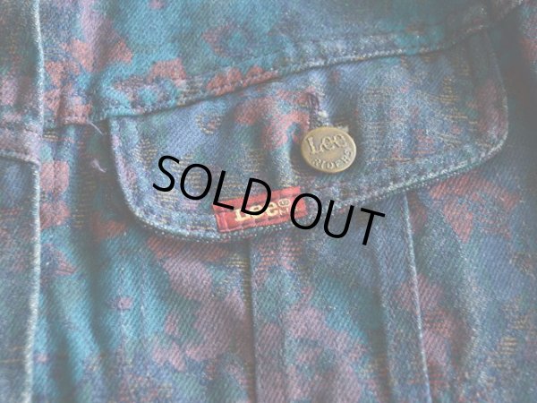 画像6: 1980s Lee 総柄デニムジャケット　 表記11/12 