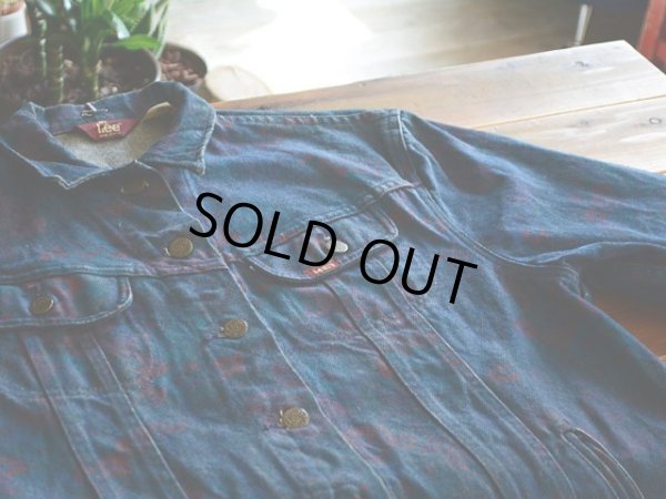 画像4: 1980s Lee 総柄デニムジャケット　 表記11/12 