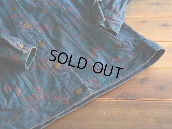 画像5: 1980s Lee 総柄デニムジャケット　 表記11/12 