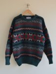 画像1: Iencraig Knitwear ウールニットセーター　<br>表記M<br> (1)