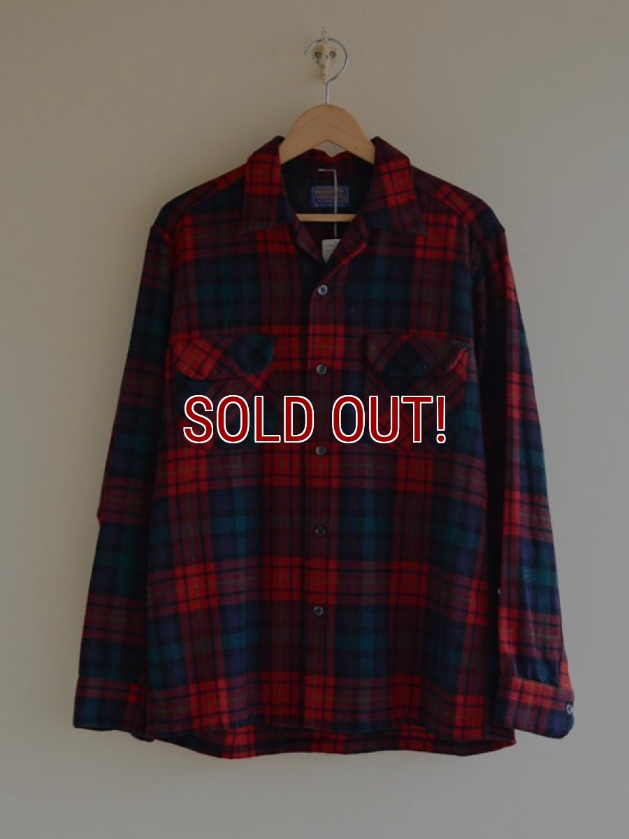 画像1: 1960s PENDLETON ウールシャツ　 表記M  (1)