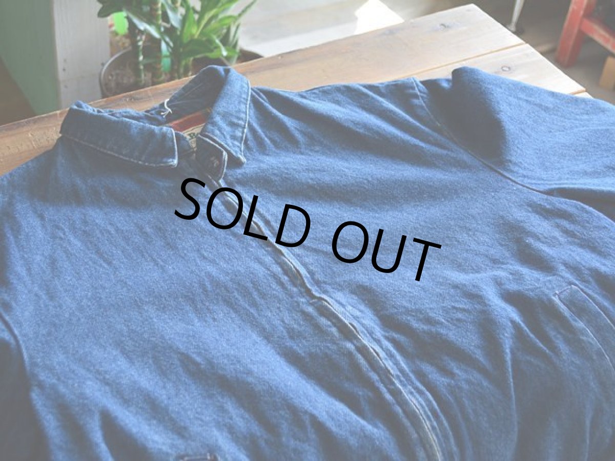 画像4: 1980s L.L.Bean チンスト付き中綿デニムジャケット　 表記L  (4)