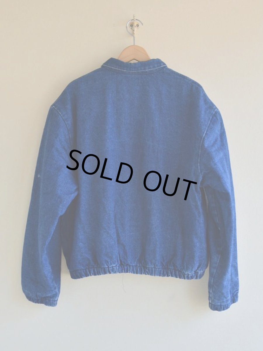 画像2: 1980s L.L.Bean チンスト付き中綿デニムジャケット　 表記L  (2)