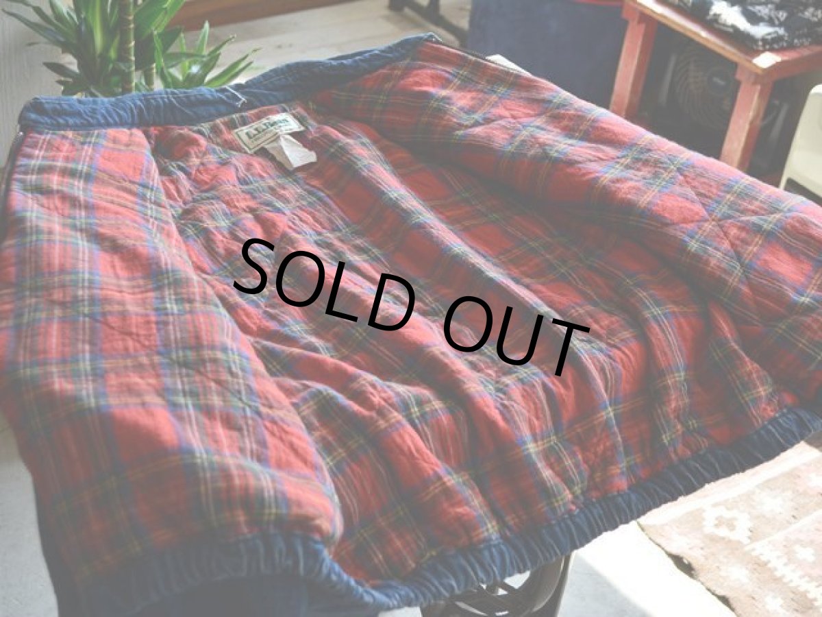 画像7: 1980s L.L.Bean チンスト付き中綿デニムジャケット　 表記L  (7)