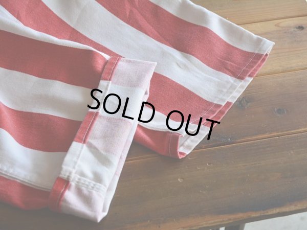 画像8: 1970s BIG SMITH ストライプオーバーオール　 実寸w37 