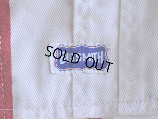 画像3: 1970s BIG SMITH ストライプオーバーオール　 実寸w37 