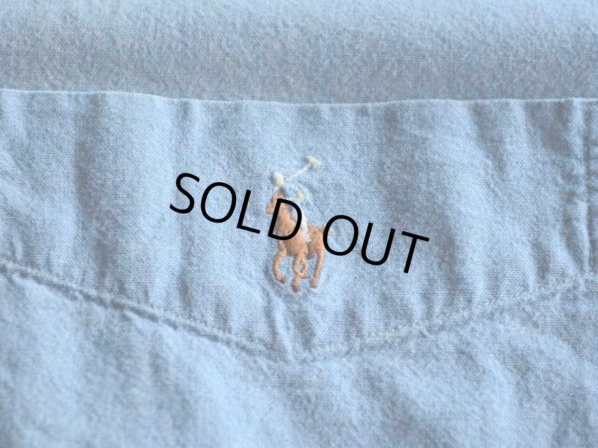 画像5: RalphLauren シャンブレーBDシャツ　 表記XXL  (5)