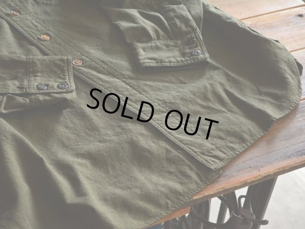 画像6: 1930s RUSSELL UNIFORM CO. チンスト付きワークシャツ　 実寸L 