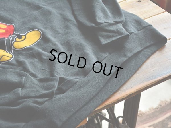 画像8: 1980s Mickey Mouse フロッキースウェット　 表記XXL 