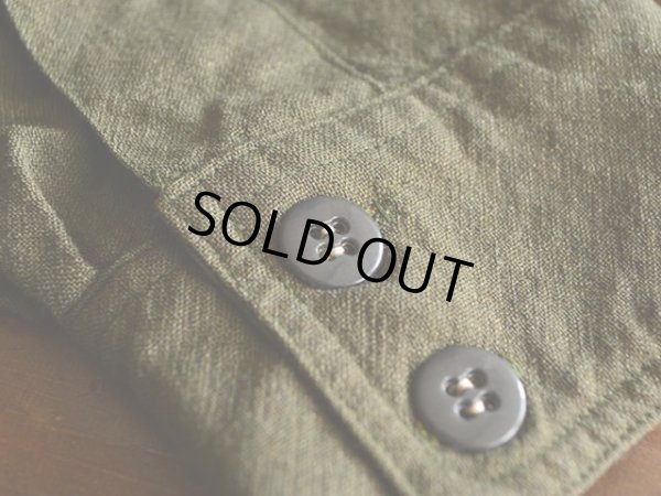 画像9: 1930s RUSSELL UNIFORM CO. チンスト付きワークシャツ　 実寸L 