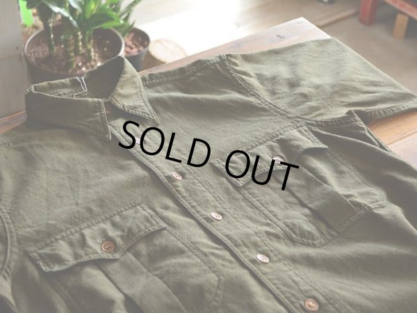 画像4: 1930s RUSSELL UNIFORM CO. チンスト付きワークシャツ　 実寸L 